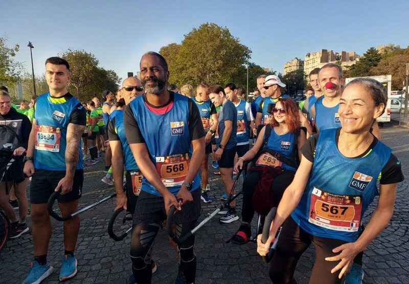 Joëlette’s teams on the 20km of Paris